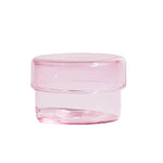 boîtes bijoux verre transparentes modernes différentes couleurs anneaux boucles d'oreilles.storage container with lid