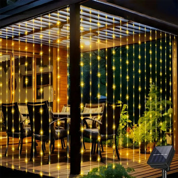 guirlande lumineuse multicolore 300leds solaire moderne extérieur halloween noël