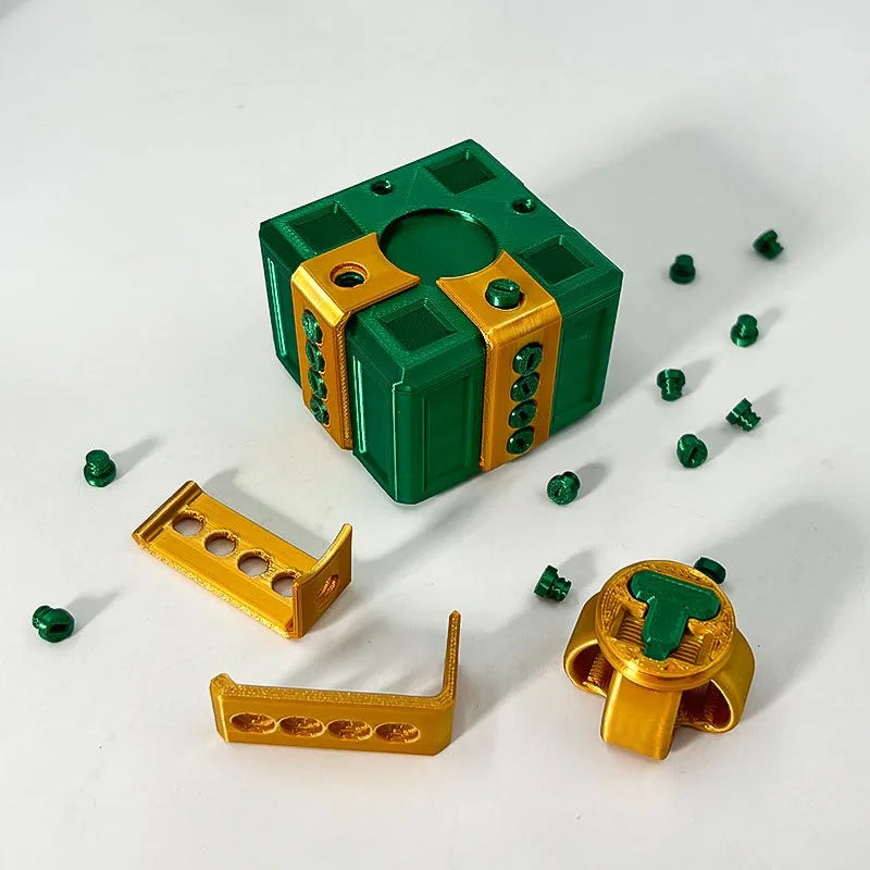 boîtes cadeau modulables rubans boutons motifs géométriques opaques halloween noël anniversaire nouveauannée