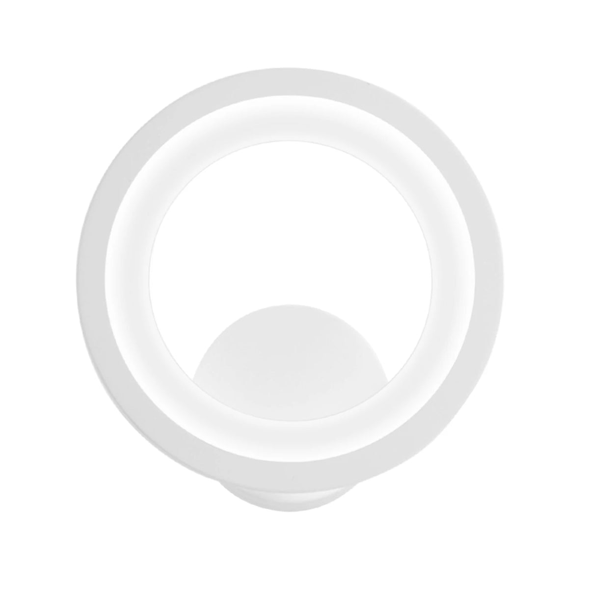 lampe murale moderne blanche adhésive ronde lumineuse salon chambre couloir