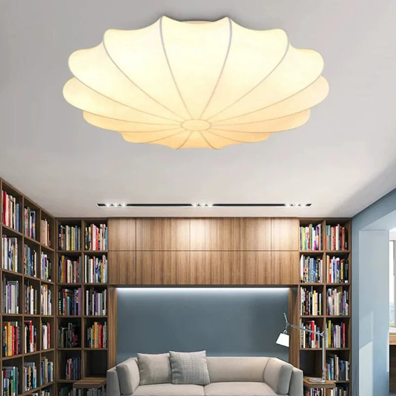 plafonnier moderne blanc rayures horizontales opacité lumiere nordique toucher interrupteur led ans garantie flux