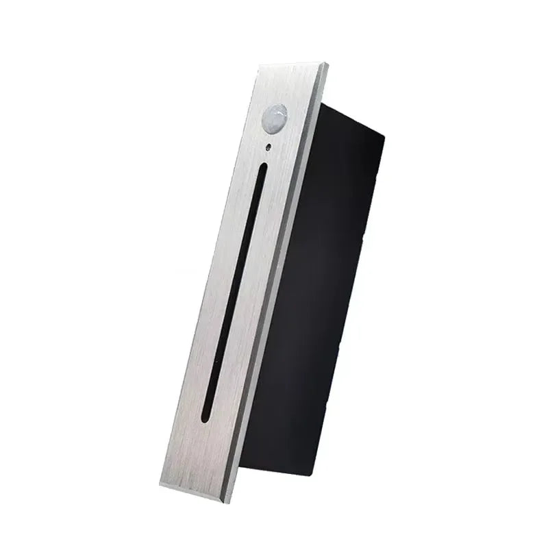 lampe sol moderne adhésive 3W noir blanc mat intérieur maison éclairage nocturne détecteur mouvement