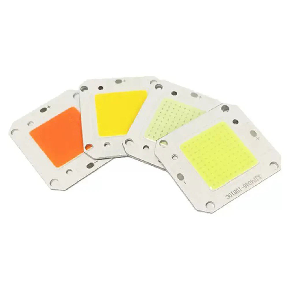 puce led cob 50w haute puissance 12v 32v blanc orange jaune projecteur lumière moderne