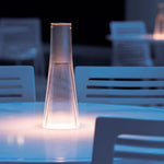 lampe table rechargeable led transparent moderne rayures verticales interrupteur tactile 249 2000 lumens chambre