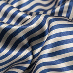 écharpe satin rayée rouge blanc bleu marine noir accessoire mode classique femme