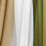 tissu polyester respirant maille fine moderne vert clair vert foncé rose clair blanc jaune