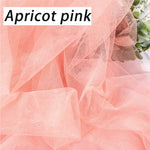 tulle fin bleu clair rose noir gaze blanche élégant délicat translucide bricolage robe coiffure