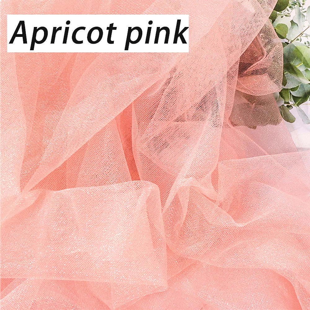 tulle fin bleu clair rose noir gaze blanche élégant délicat translucide bricolage robe coiffure