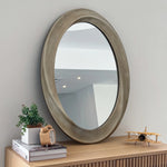 Miroir vintage cadre laiton pour décoration intérieure