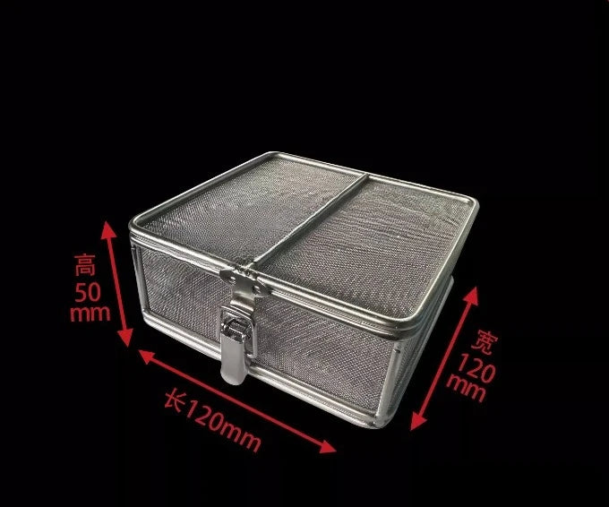 boite bijoux metal argente cadenas couvercle maille fine rangement moderne
