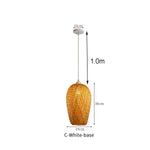 suspension lumineuse bambou tissé naturel moderne rustique 36cm 26cm 30cm echangible e27