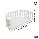 balustrade miniature noire cuivre classique décoration collection arrangement scène DIY