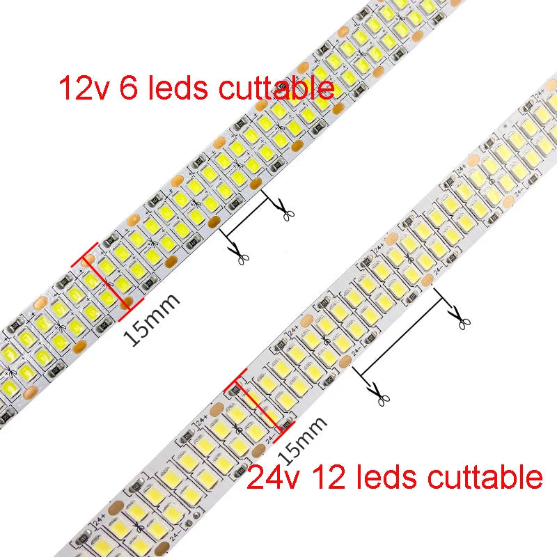 ruban led blanc mat moderne adhésif 3000k 4000k 6000k 12v 24v ip67 étanche