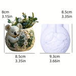 moule silicone cache pot crâne fleurs décoratif résine plante succulente jardin objet artisanal noir