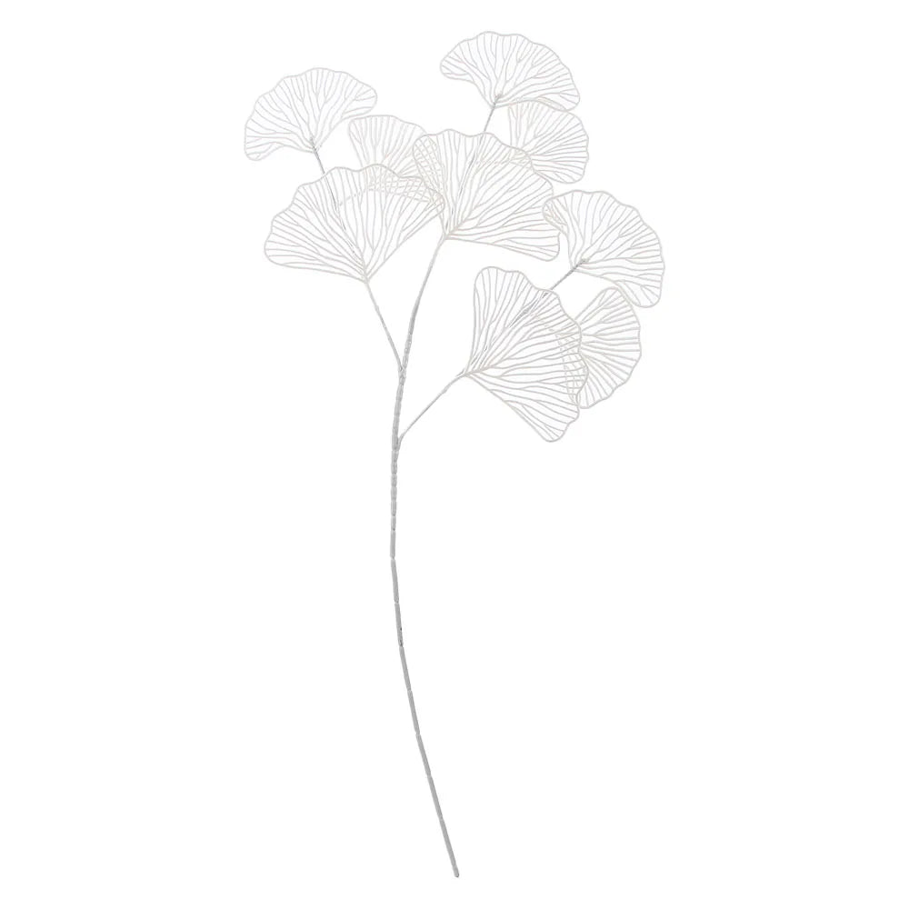 bouquet artificiel feuilles gingko couleur orange jaune rose moderne décoration maison mariageextérieur