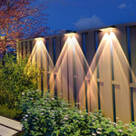 lanterne solaire moderne cour ip65 résistante intempéries rgb led noir gris blanc