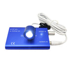 lampe torche led rechargeable clip bleu rouge argent moderne compact