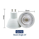 Ampoule LED E14 E27 GU10 MR16 6W 250 lumens blanc moderne 25000h opacité chambre