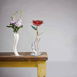 roses métal doré branches feuilles brillantes intérieur décoration saint valentin mariage