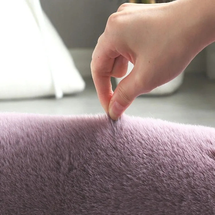tapis doux polyester moderne gris beige rose violet blanc salon chambre prière extérieur adaptable