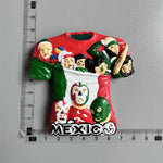 aimants réfrigérateur mexicains sombreros guitares cactus motifs floraux animaux exotiques souvenirs traditionnels multicolores