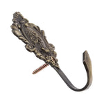 crochet mural vintage baroque argenté bronze doré décoration intérieure ancien fixations