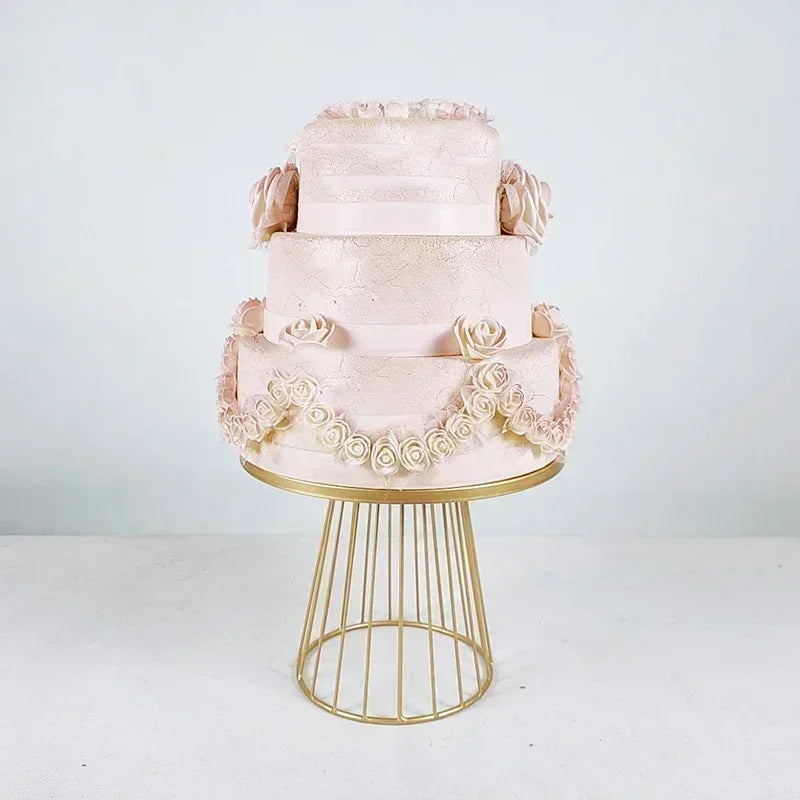 support gâteau métal or moderne 25cm 20cm présentoir cupcakes plateaux gâteaux événements anniversaire mariage