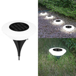 lampe solaire led extérieure blanche ip65 moderne autonomie gazon allée jardin camping decoration