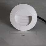 applique murale led moderne blanc noir grille ventilationextérieur minimaliste led 4000k 3000k 6000k