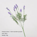 Bouquet artificiel violet fleurs lavande decoration mariage anniversaire intérieurextérieur
