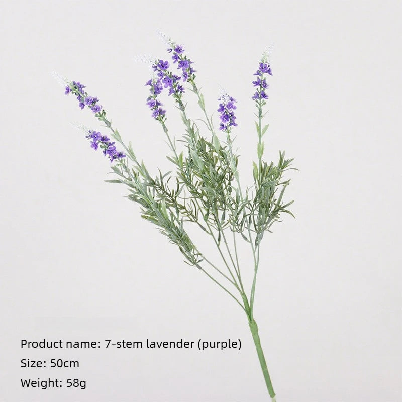 Bouquet artificiel violet fleurs lavande decoration mariage anniversaire intérieurextérieur
