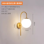 lampe murale moderne applique chambre entrée interrupteur bouton verre noir doré opacité
