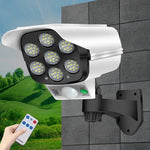 caméra surveillance solaire led moderne blanc noir capteur mouvement ip45 étancheModes d'éclairage veilleuses
