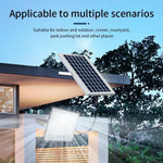 lampes solaires led autonomes ip67 moderne noir blanc carreaux clips télécommande