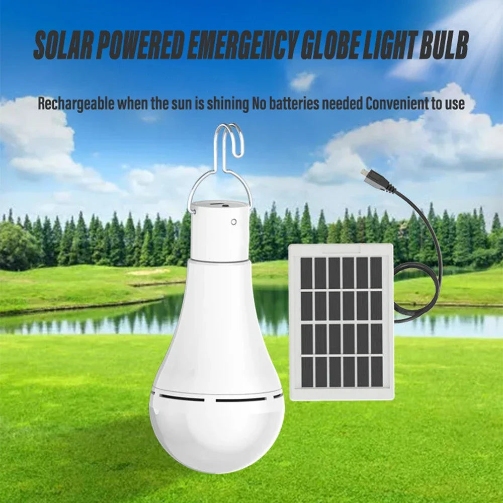 ampoule led solaire blanc moderne ip65 étanche recharge usb campingextérieururgence