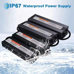 alimentation électrique led 12v 24v 60w 100w 150w 200w ip67 waterproof moderne