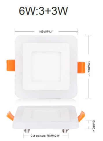 plafonnier led moderne blanc télécommande 110v 220v rgb 6w 9w 16w 24w