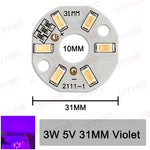 plaque led moderne 31mm blanc violet rouge vert led intégrées circulaire opacity