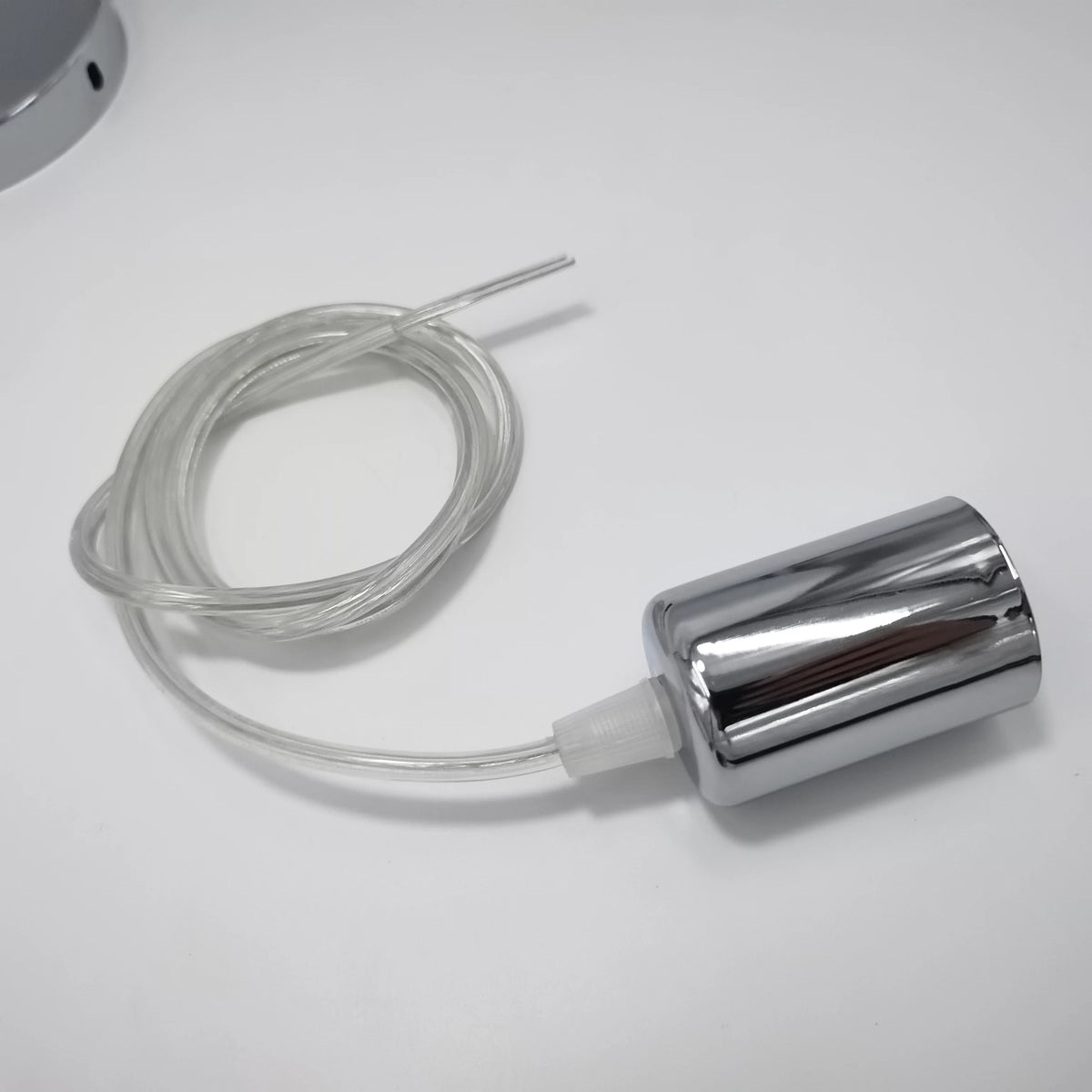 lampe suspendue moderne câble électrique 0.5m 0.8m 1m 1.5m blanc noir chrome