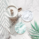 sous verres marbrés modernes élégants noir blanc doré rose bleu gris