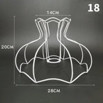 support lampe fer fleurs dentelle classique romantique décoration intérieur maison moderne