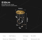 suspension lumineuse contemporaine led verre blanc doré transparent 249 2000lm