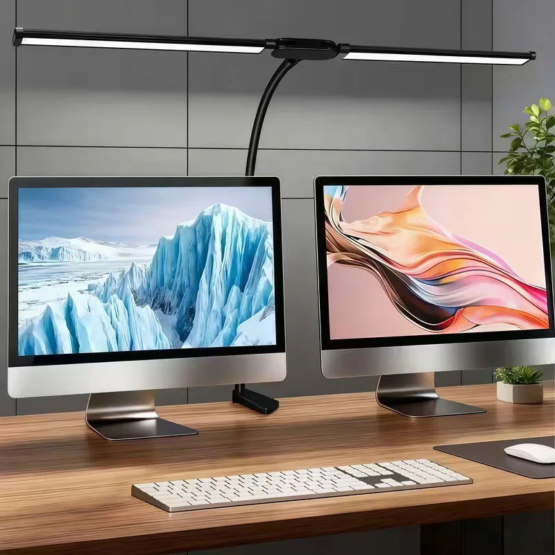 lampe led noir moderne réglable 5v couleurs 10 niveaux usb adaptable clip