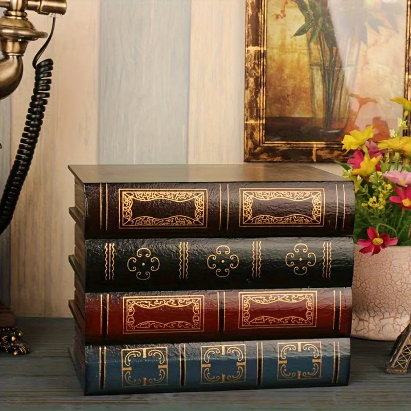 boîte bijoux vintage rangement bois ornementation dorée classique décoration étagère ancien