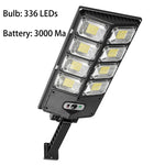 lampe rue led solaire détecteur mouvement moderne sans fil 10000 lumens