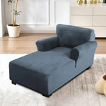 coussin chaise longue velours beige moderne adhésif salon fauteuil canapé sectionnel futon lavable automne