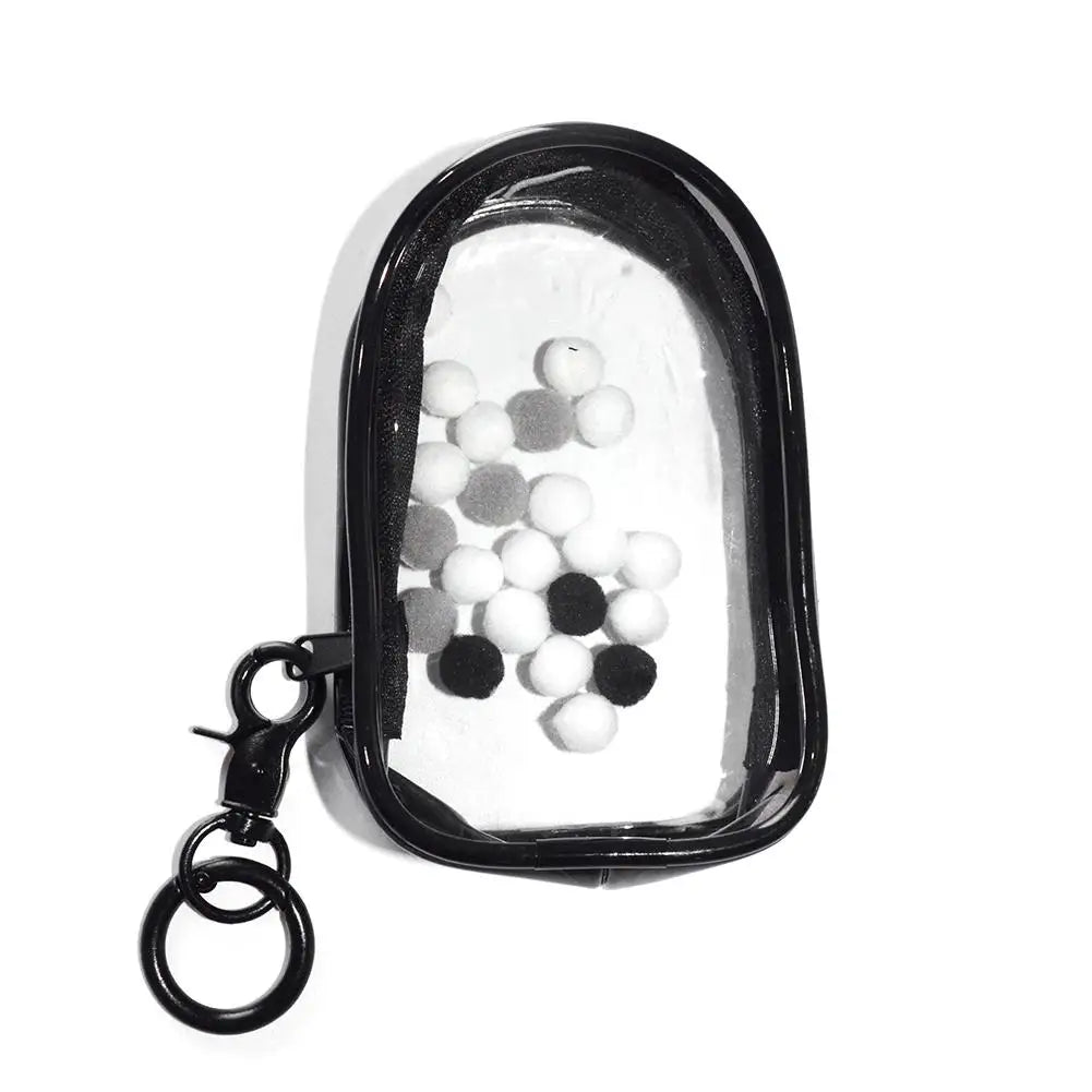 boîtes mystère transparentes accessoires poupées figurines clips personnages stylisés pop art transparentes enfants adolescents