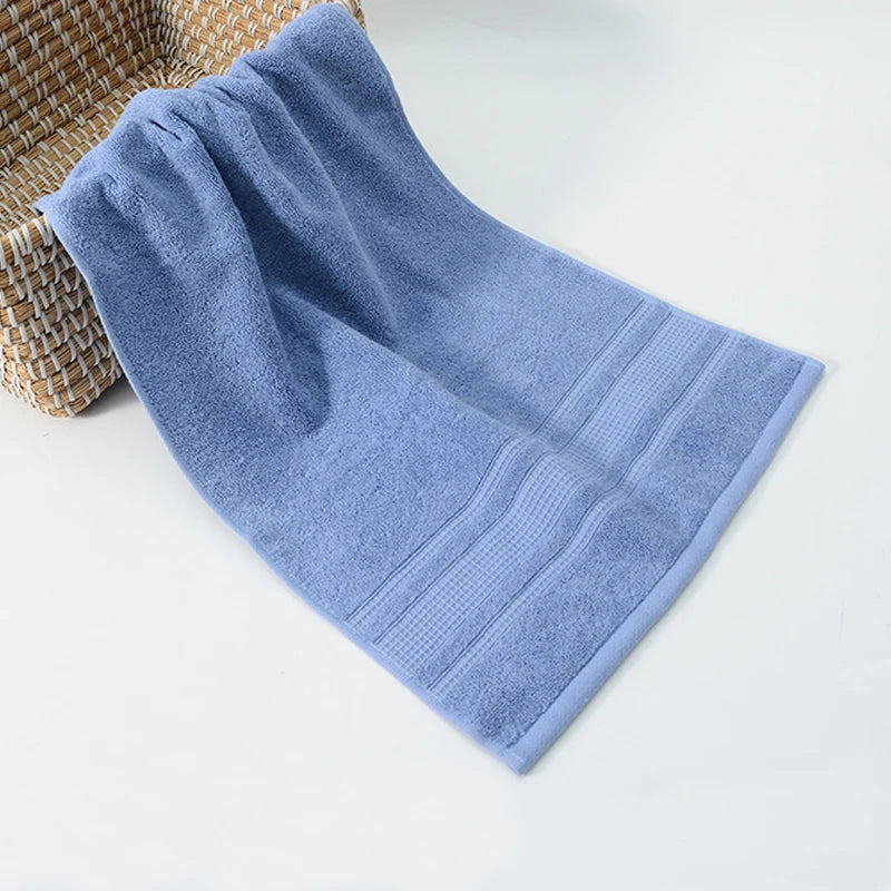 serviette visage coton rapide absorbant bleu gris rose blanc moderne douce toilette sport spa