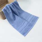 serviette visage coton rapide absorbant bleu gris rose blanc moderne douce toilette sport spa