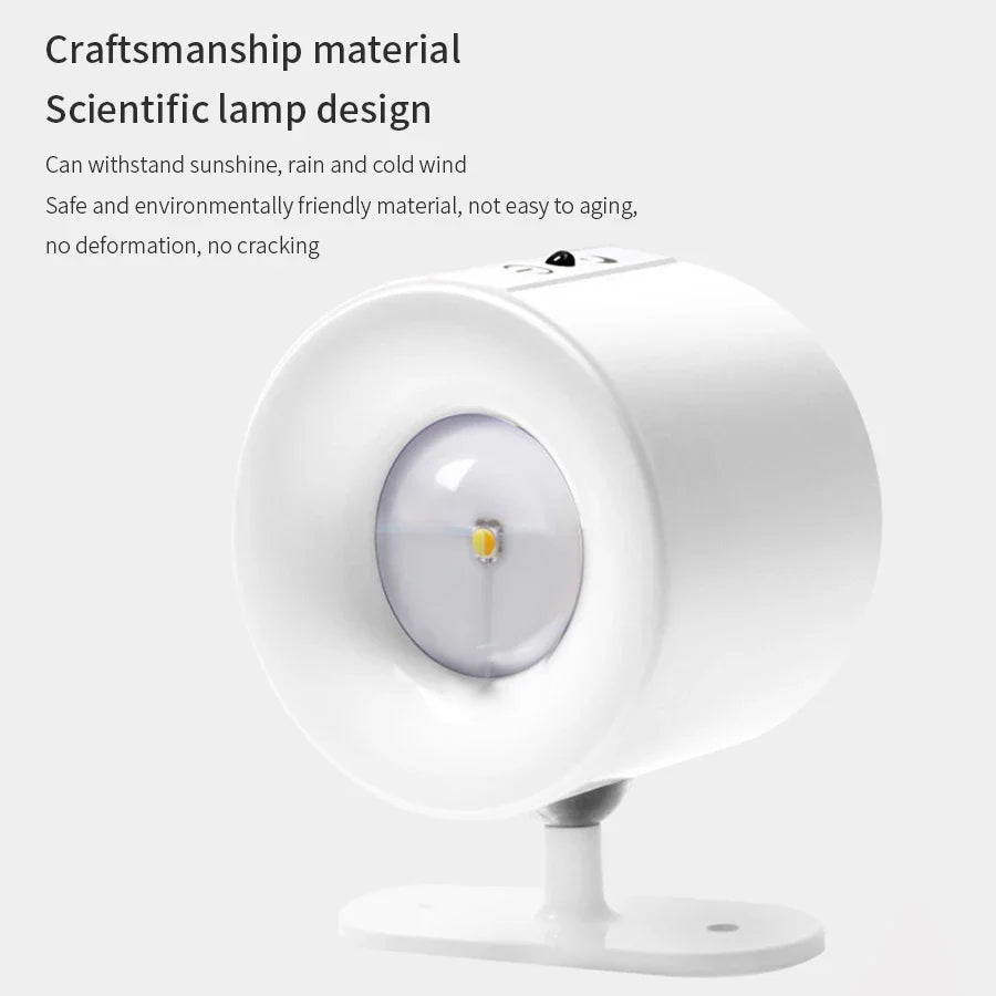 lampe murale led sans fil aimantée rotation 360 degrés noir blanc moderne